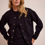 Tramontana - Structured Bomber Zwart