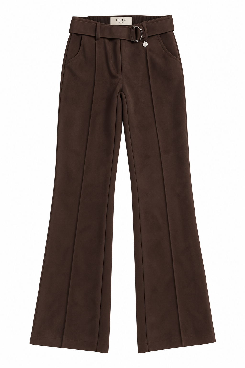 ZIZO - Suedine Pia broek Bruin