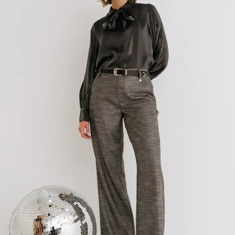 Maicazz - Blouse Lilo Bow Antracite