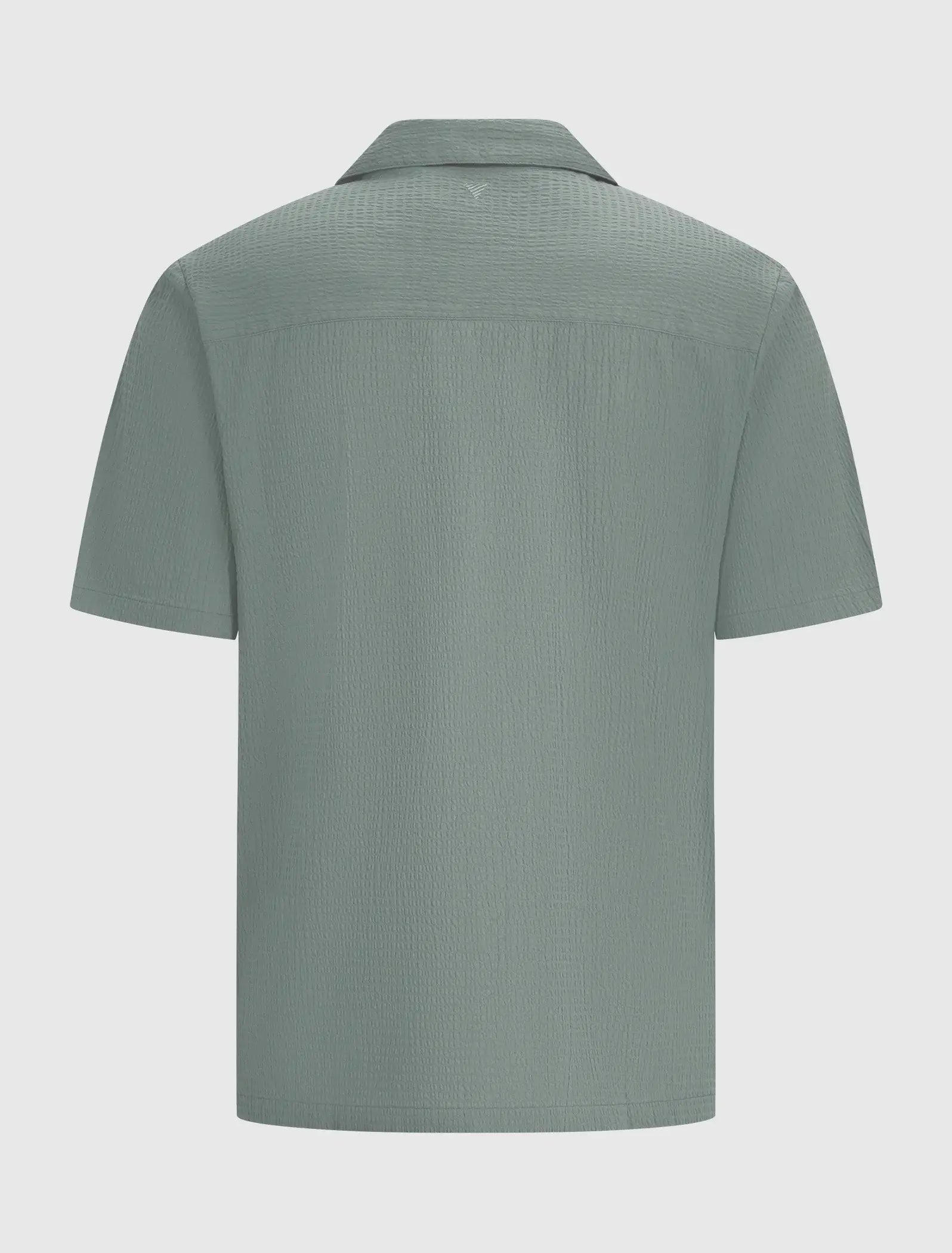 Pure Path - Seersucker Shirt Faded Green