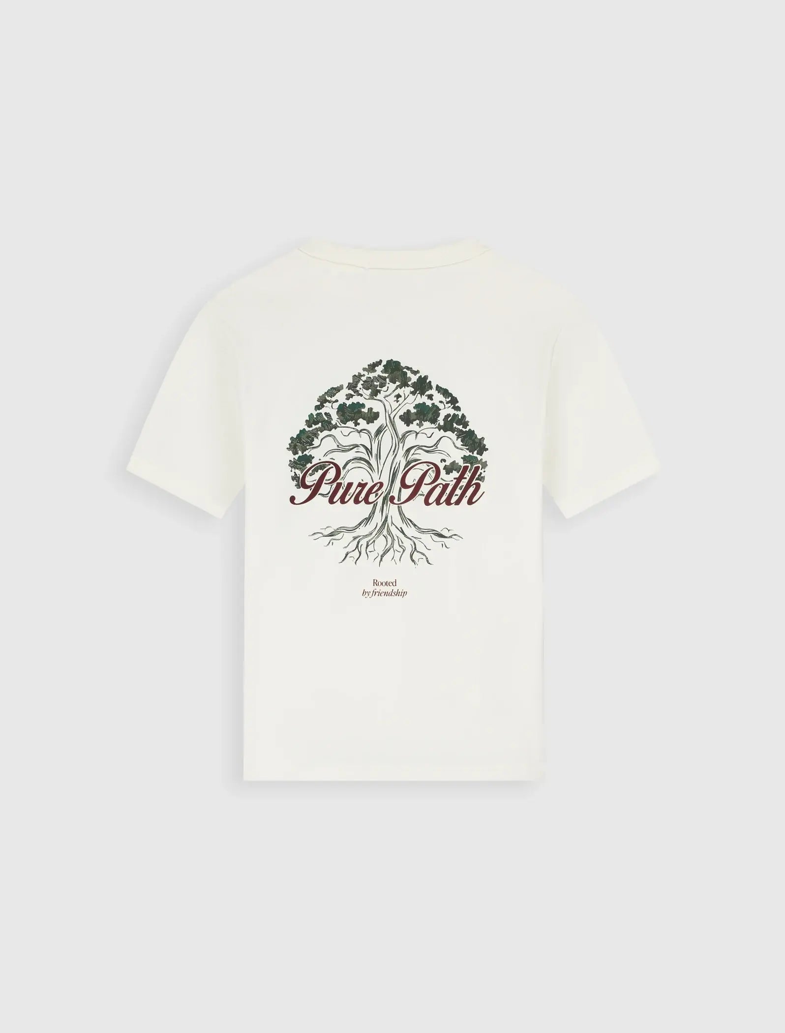 Pure Path - Rooted Tree T-shirt Ecru
