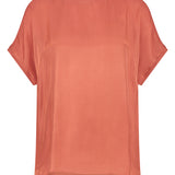 Tramontana - Shimmer Fabric Mix Top Terra 