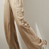 Tramontana - Hammered Satin Trousers