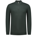 Pure Path - Trui Knitwear Half Zip Groen