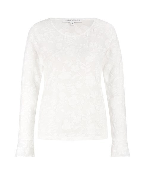 Tramontana - Flared Sleeve Ausbrenner Top