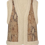 Tramontana - Gilet Snake Bonded Suedine