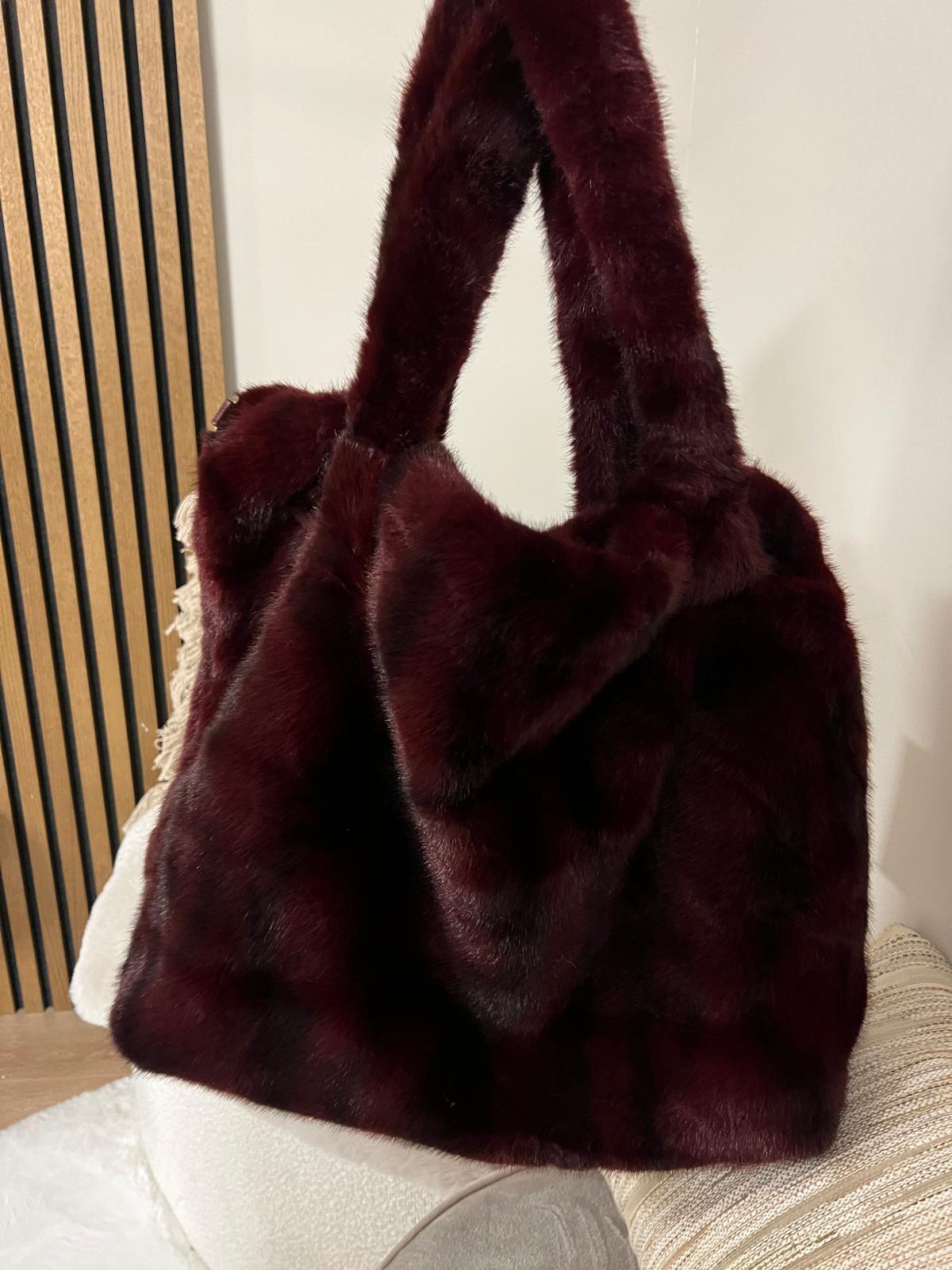 Bag - Luca Fluffy Bordeaux