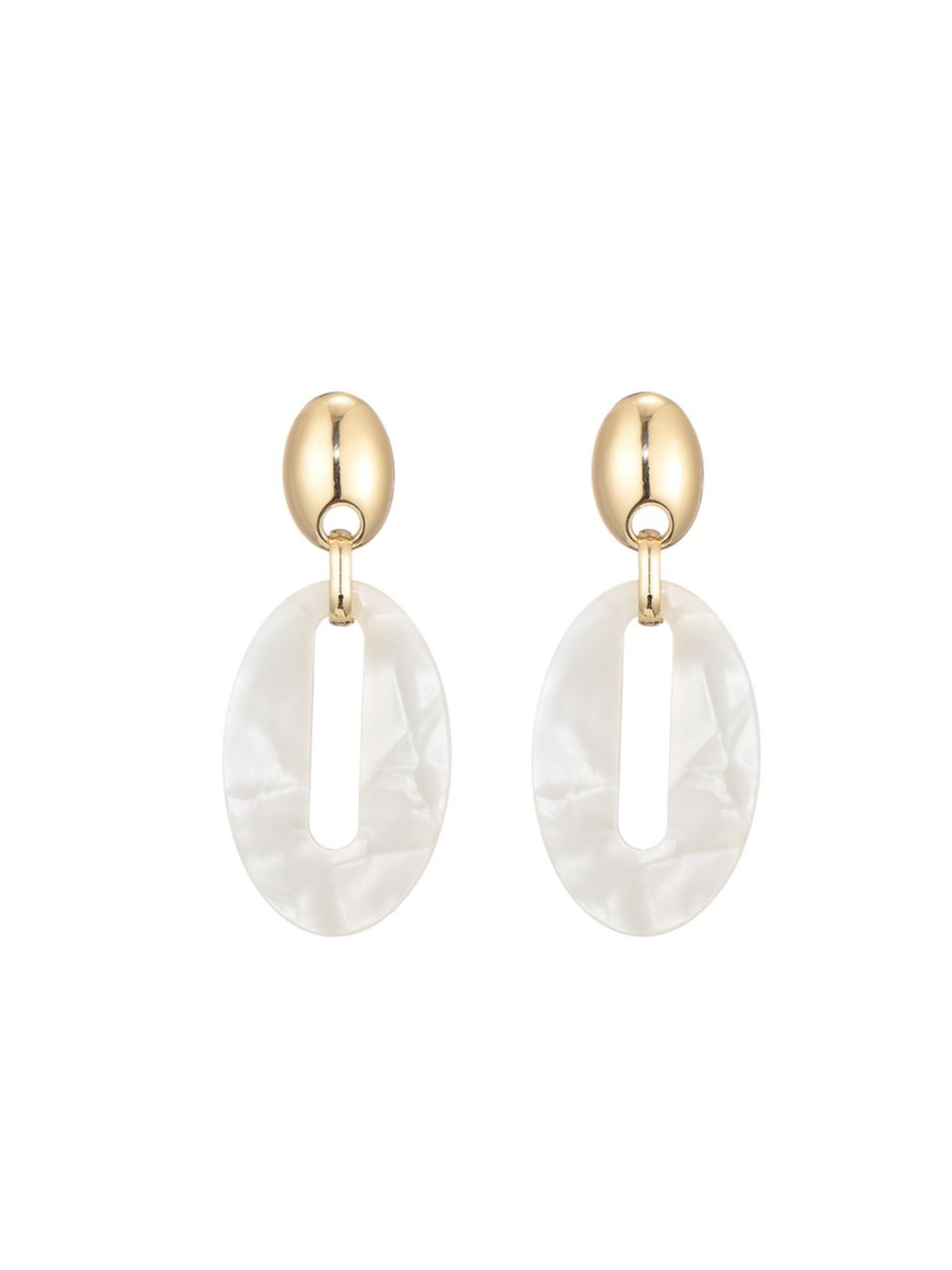 Oorbellen - Off White