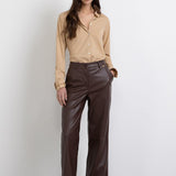 Mark Up - Broek Brown PU