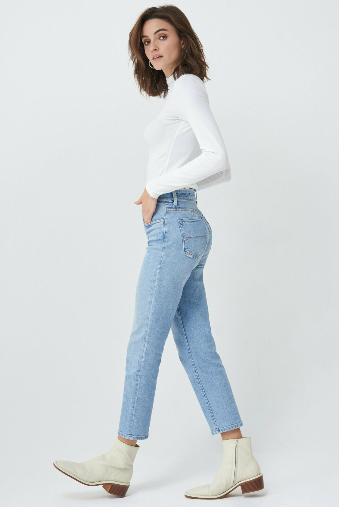 Salsa jeans - True Cropped slim jeans light blue