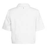 Tramontana - Fancy denim jacket off white
