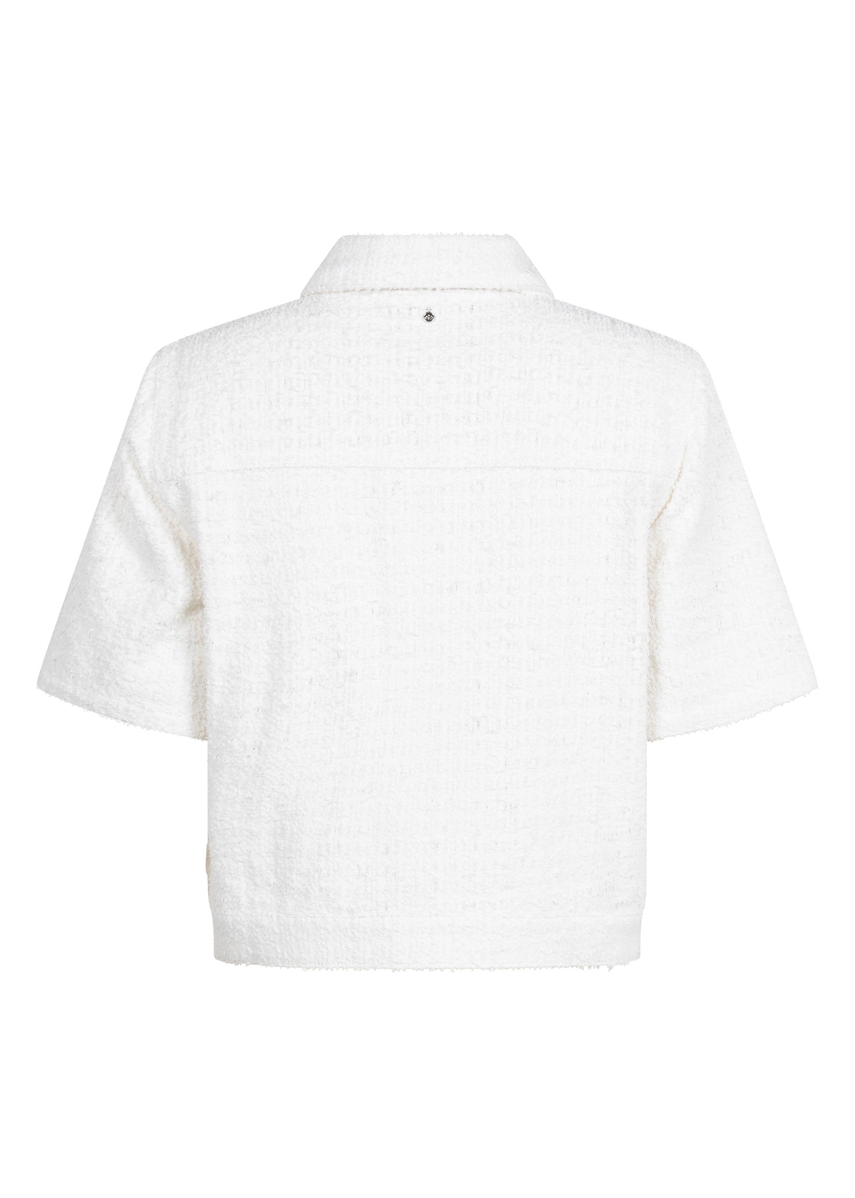 Tramontana - Fancy denim jacket off white