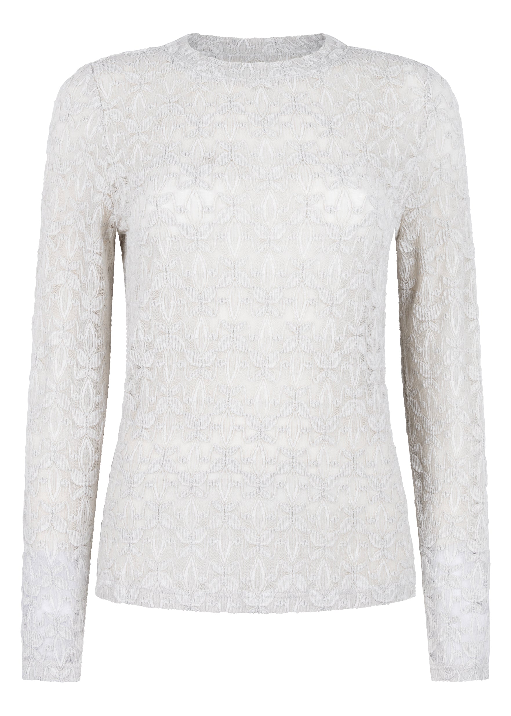 Tramontana - Stretch Lace Top Grey
