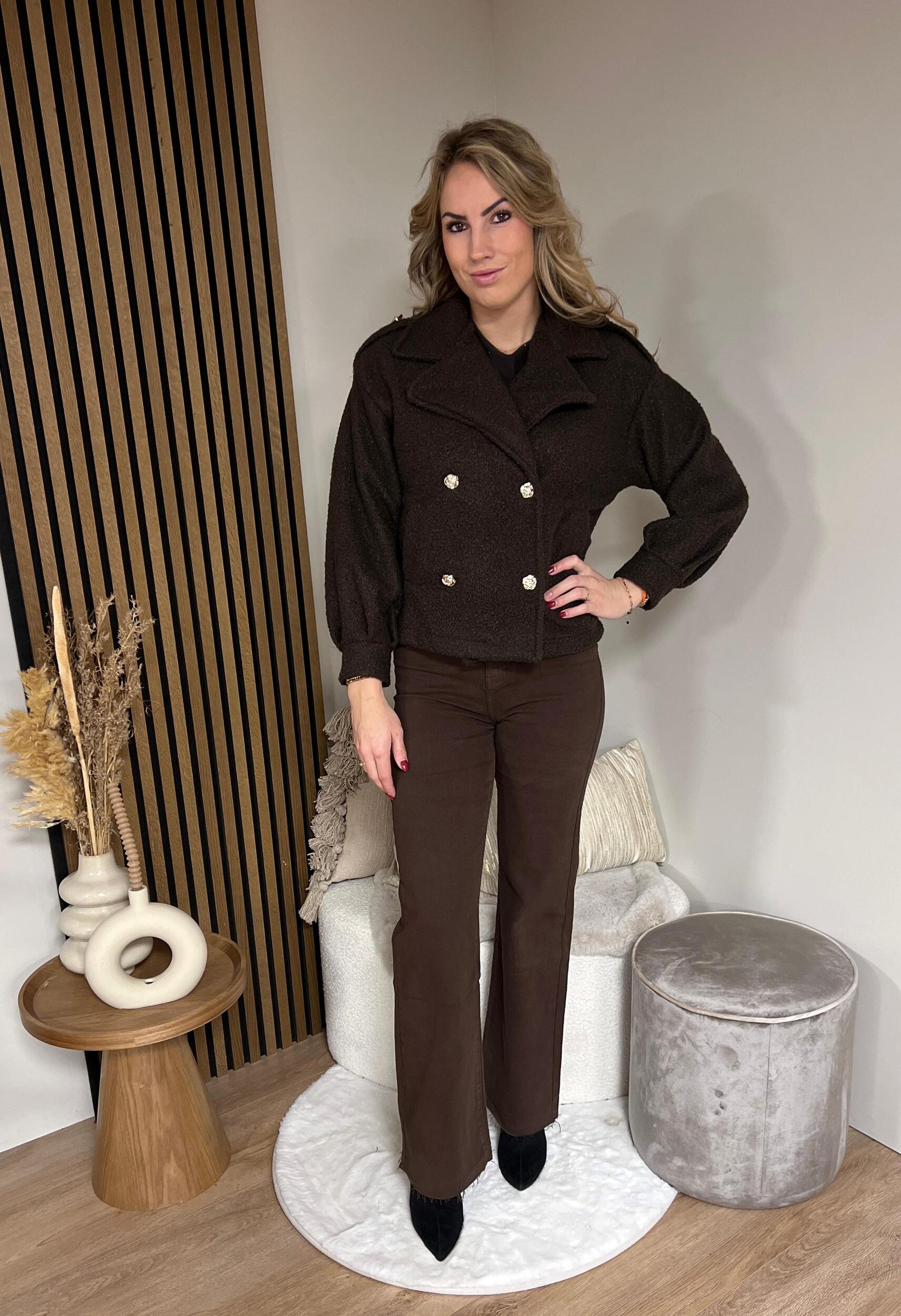 Teddy Jacket - Jasmijn Brown