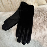 Handschoenen - Fluffy black