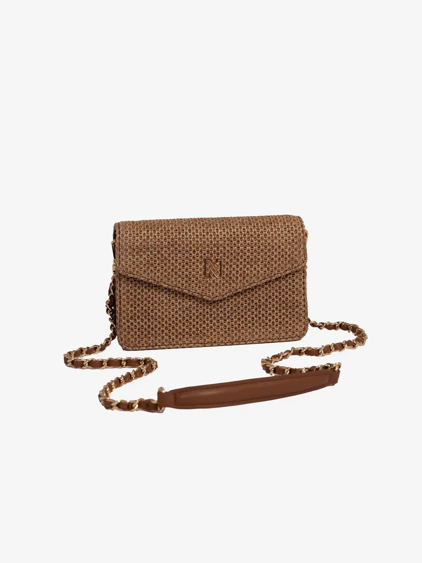 Nikkie - Daxing raffia cross body tas