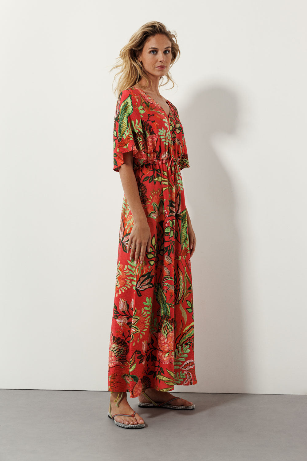 Tramontana - Dress Blooming Floral Stitch