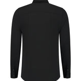 Pure path -   Blouse  Piqué Zwart