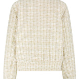 Tramontana - Tweed bomber jacket beige