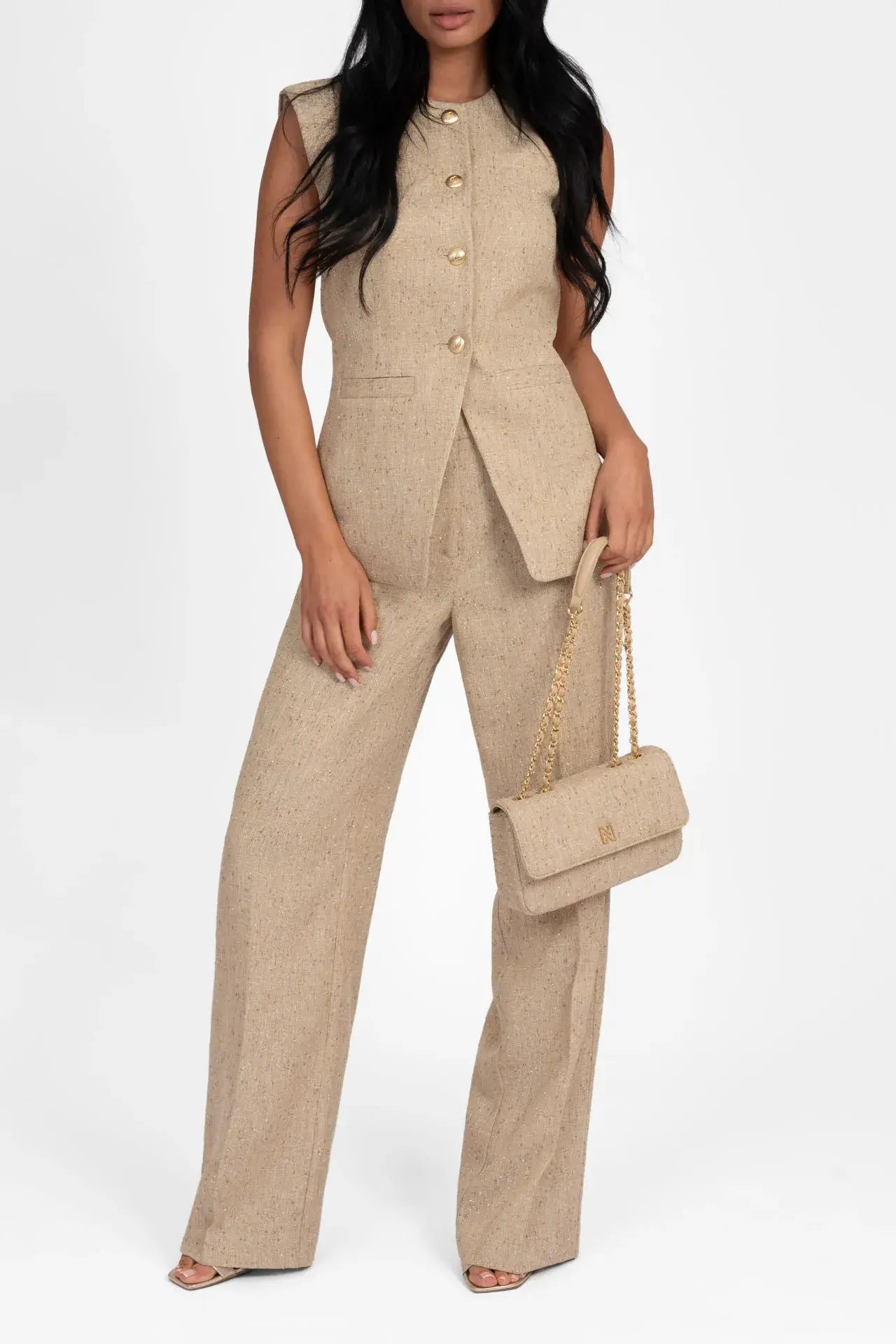 Nikkie - Reza Pantalon broek Tanin