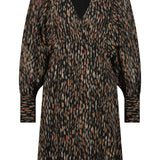 Tramontana - Dress Ausbrenner Ikat Spots