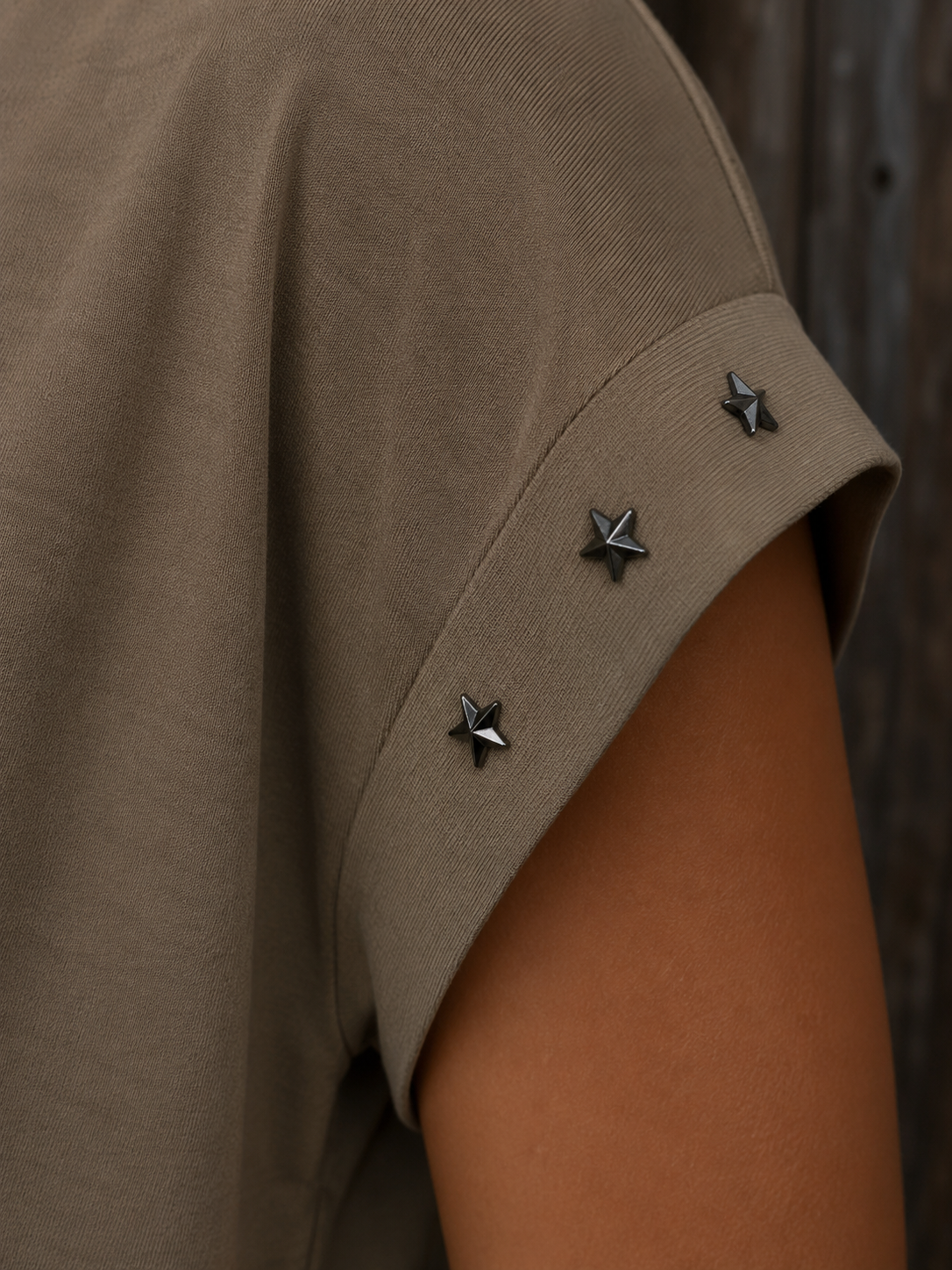 Fee - Shirt Jurk Taupe