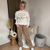 Noor - Pants Wide Leg Beige
