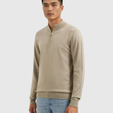 Pure Path - Zip Knitwear Regular Fit Taupe