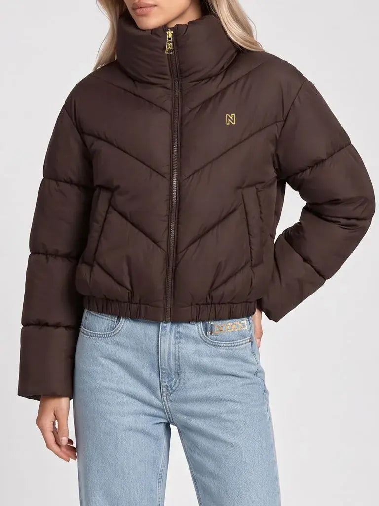 Nikkie - Anatoille Puffer Jas Bruin
