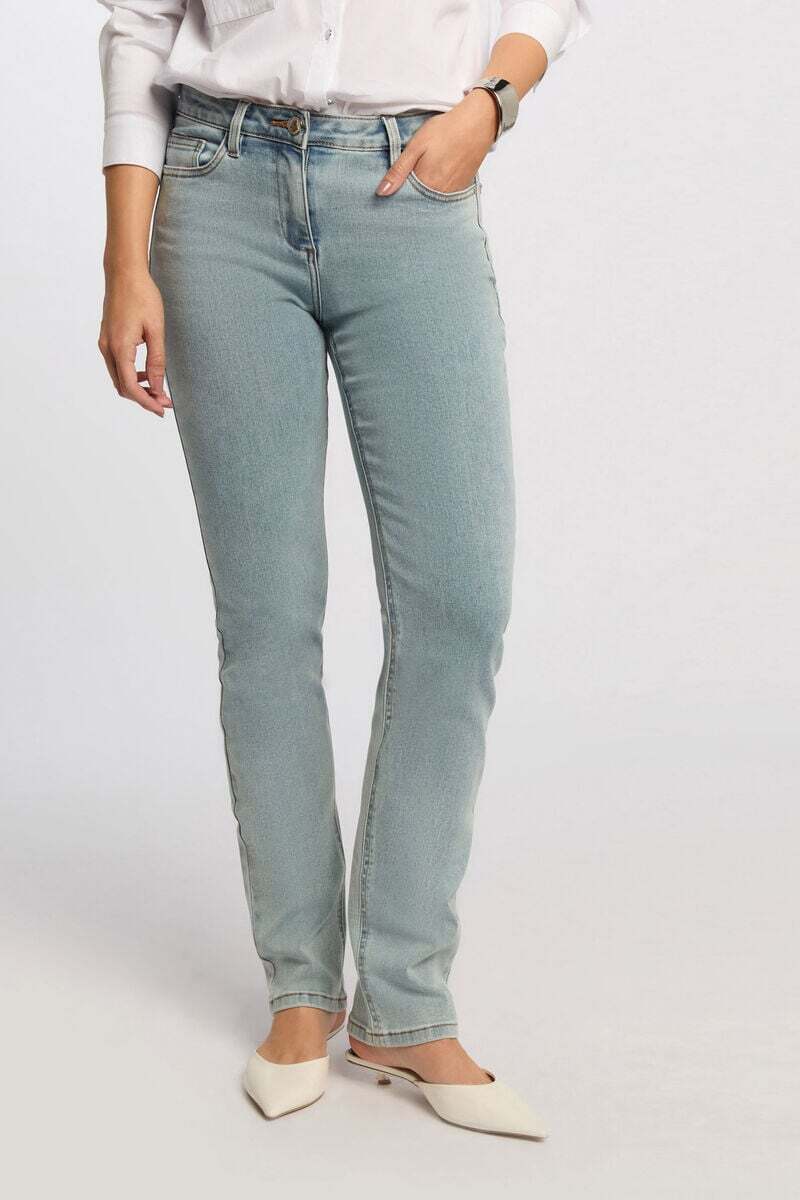 Morgan - Regular Jeans PDROIT Lichtblauw