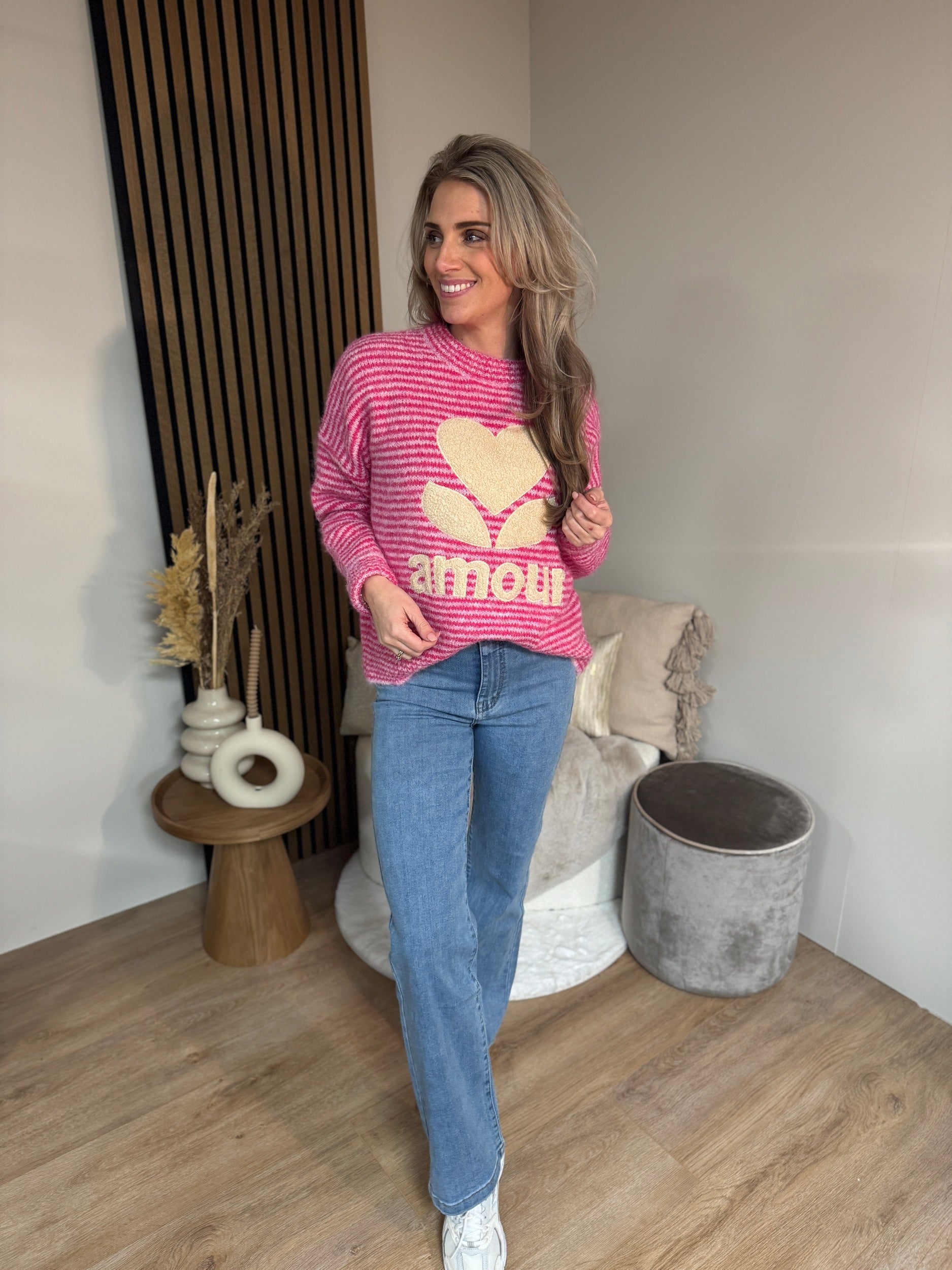 Sweater - Love Amour Pink