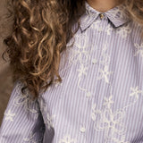 tramontana - Embroided Blouse Rhinestone