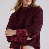 Tramontana - Velvet Stretch Lace Pomegrenade