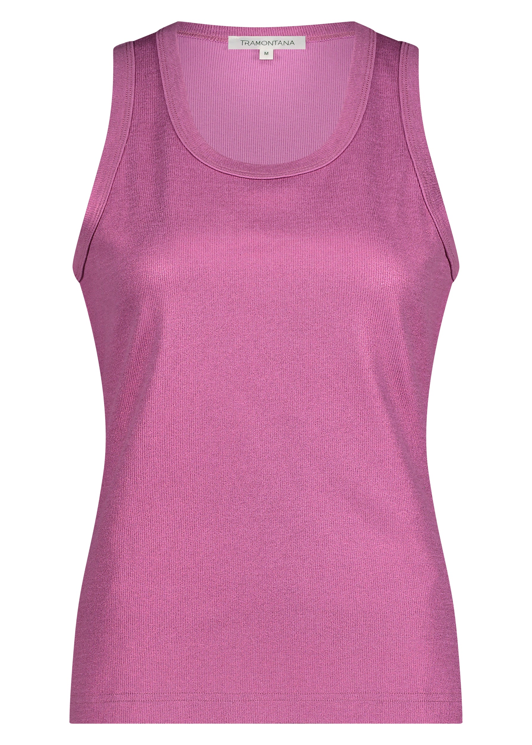 Tramontana - Coated Rib Singlet Violet Rose