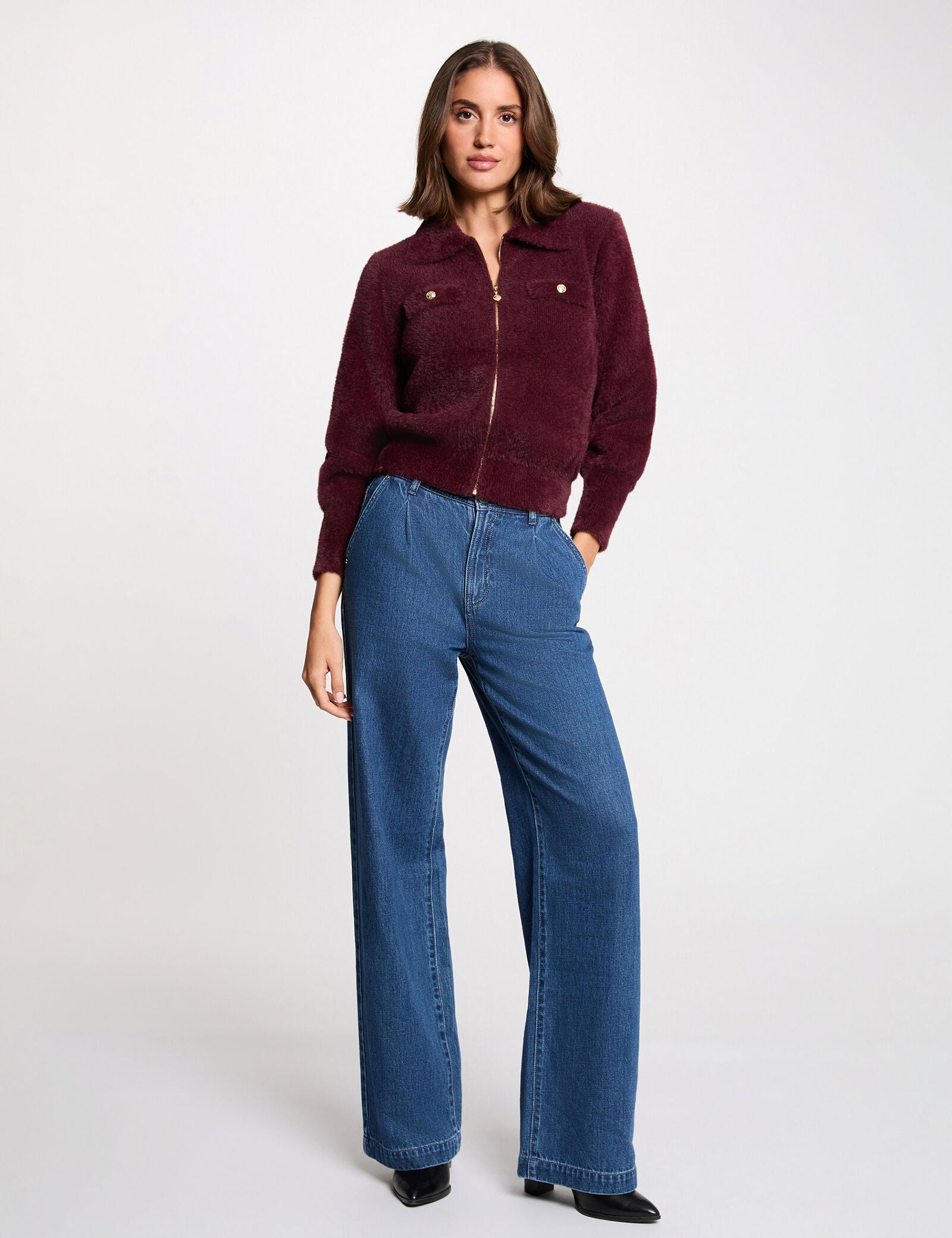Morgan - Vest MDOMI Bordeaux