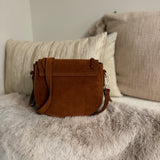 Suede Bag - Boho Camel