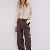 Tramontana - PU Broek Barrel Bruin