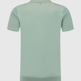 Pure Path - Braided Knitwear Polo - Green