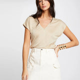 Morgan - Top Daga Beige