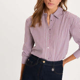 Morgan -  Blouse Gestreept met strass-steentjes 