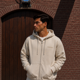 Vest - Beige Zip