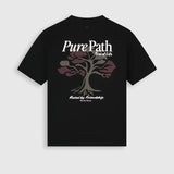 Pure Path - Tree Of Life T-shirt Zwart