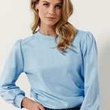 Tramontana - Coated sweater Lichtblauw