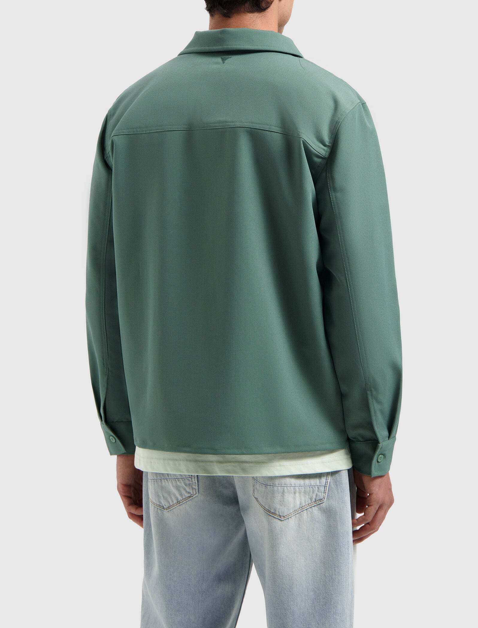 Pure path - Cursive Embroidery Shirt