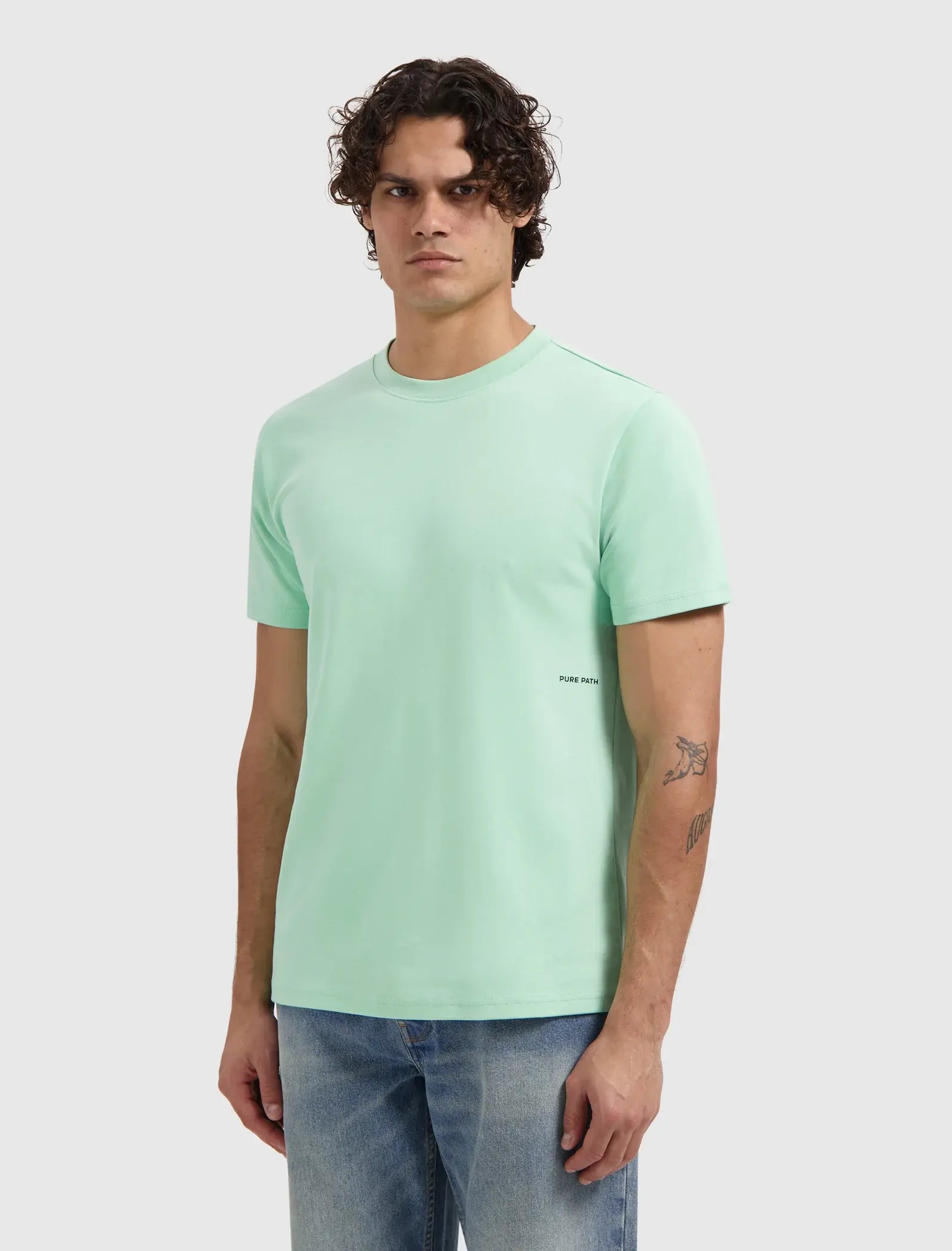 Pure Path - Sideline Wordmark T-Shirt Mint