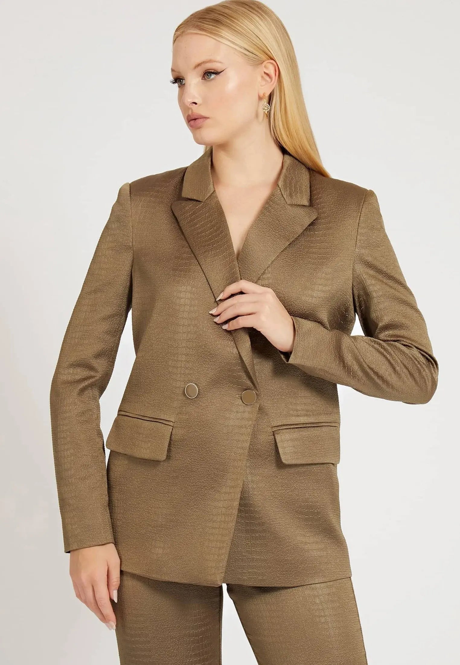 GUESS Blazer Croco Green TAUPHE