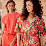 Tramontana - Dress Blooming Floral Stitch