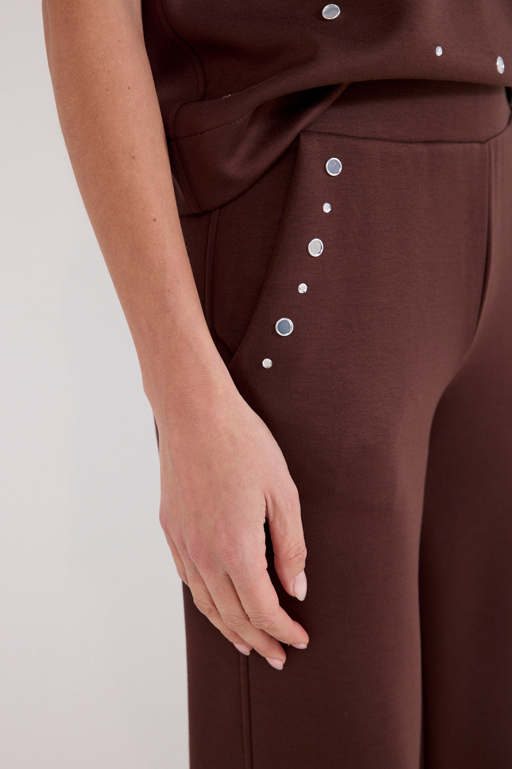 Tramontana - Sweat trousers chocolade bruin