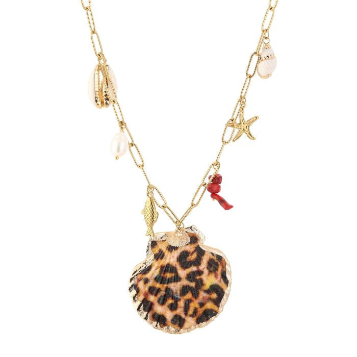 Ketting - Schelp Beige