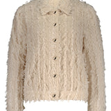 Tramontana - Fancy Frilled Jacket Stone Melange